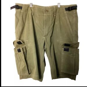 Kuhl Shorts Mens Med Pockets Lightweight Outdoors Hiking Casual Cargo Green.